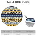 thumbnail image 6 of Boho Floral Themes Stretch Tablecloth for Round Tables, 44 Inch Diameter Fits 38"-42", Easy Maintenance Surface for Indoor Outdoor Decor, 6 of 7