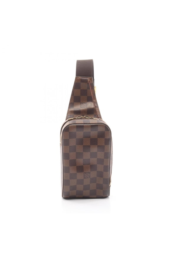 Pre-Owned Louis Vuitton Geronimos Damier Ebene Waist Bag/Body Bag in Coated Canvas,... (Good)