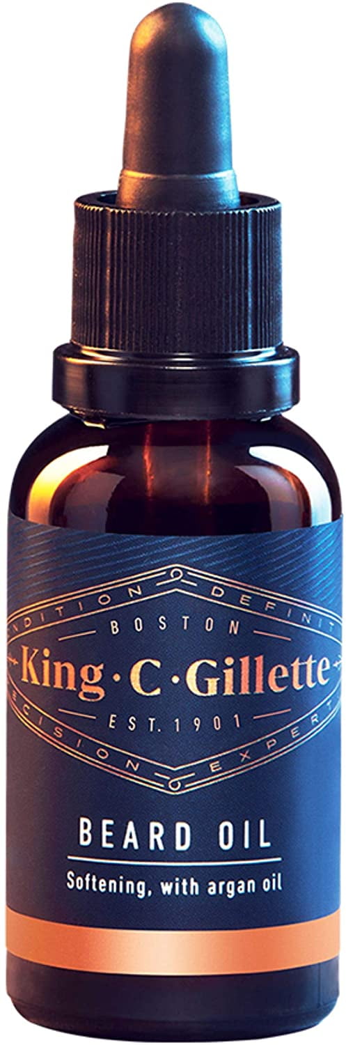 king c gillette beard oil growth