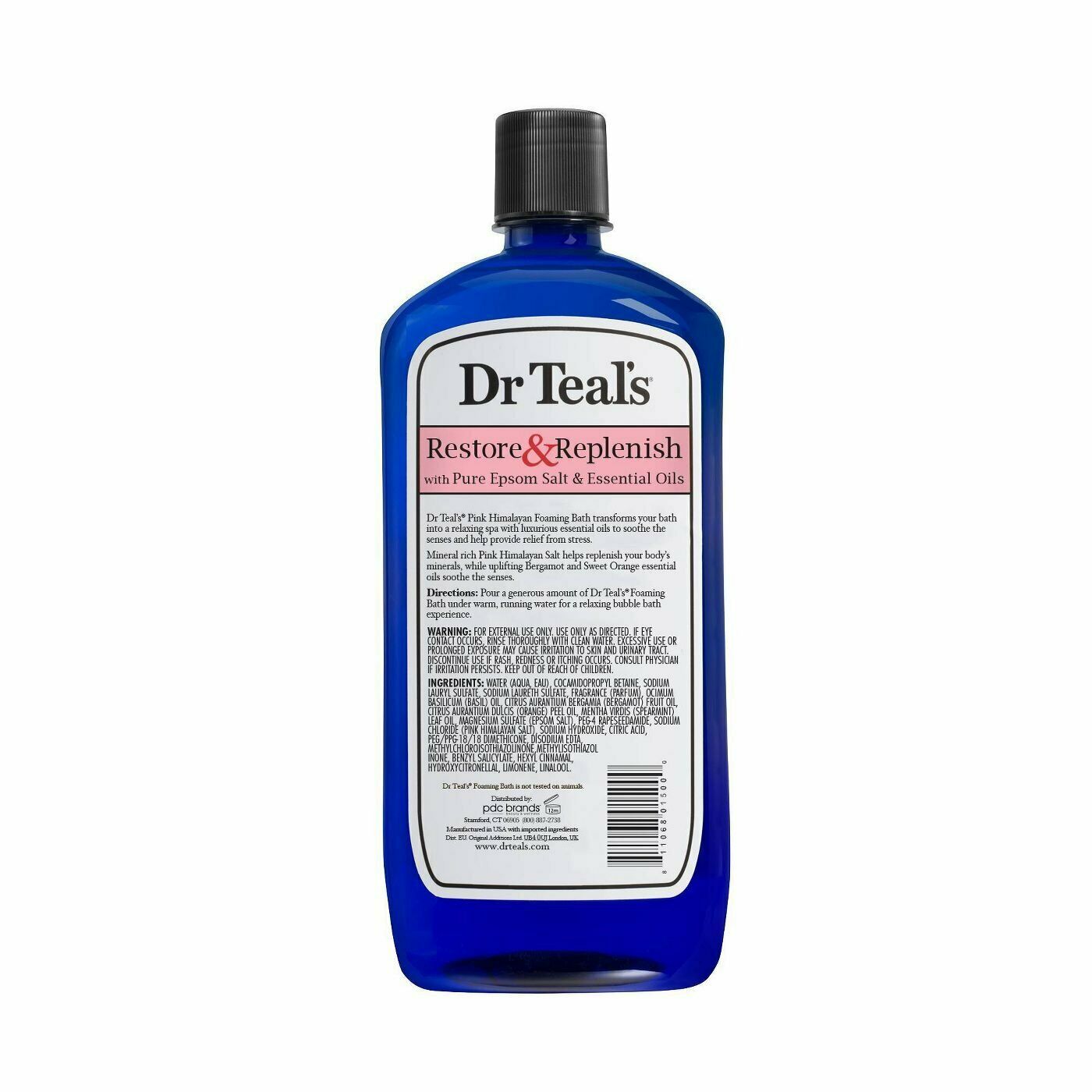 Dr Teal's Foaming Bath, Pink Himalayan 34 oz (Pack of 2)
