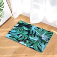 thumbnail image 3 of Green Leaves Entrance Doormat Household Tableware Anti-slip Kitchen Mat Absorbent Bathroom Rug Modern Floor Mat Home Decor, 3 of 6