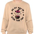 thumbnail image 2 of On My Way to Stir the Pot Sweatshirt Unisex X-Large Sand, 2 of 5