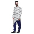 thumbnail image 2 of Atasi Printed Long Asymmetric Kurta Pajama Set For Men Party Wear Clothing, 2 of 4