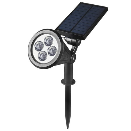 

4 LED Solar Halloween Spotlight Outdoor 180°Adjustable Auto Lights Waterproof for Garden Landscape