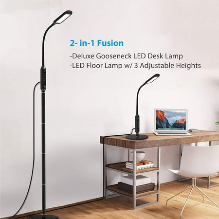 Trond Led Gooseneck Floor Lamp Dimmable For Reading Crafts Crocheting Knitting Sewing Or Makeup 5 Color Canada Trond Led Gooseneck Floor Lamp Dimmable, Trond Led Floor Lamp