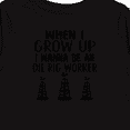 thumbnail image 4 of Inktastic Future Oil Rig Worker Boys or Girls Long Sleeve Toddler T-Shirt, 4 of 5