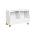 thumbnail image 3 of RiverRidge Kids Catch-All 27in Toy Storage Organizer with 2 Storage Cubbies - White, 3 of 9