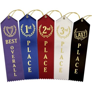 Kentucky Derby 3pc Award Ribbon Set for Prize Decorations - Walmart.com