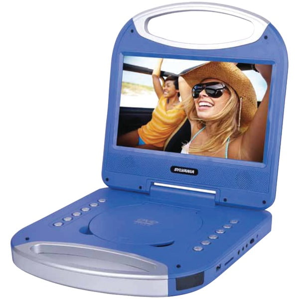 Sylvania 10" Portable DVD Player With Integrated Handle, SDVD1052Blue