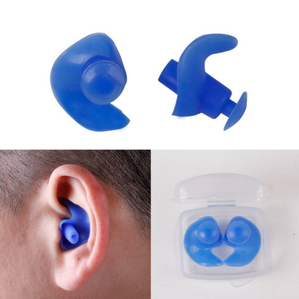 Waterproof Soft Silicone Swim Bath Diving Earplugs for Adult Swimmers Children 