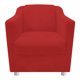 thumbnail image 2 of Set de puff y sillón Tilla - Rojo WEIK Tilla, 2 of 5