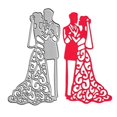 thumbnail image 1 of Cutting Dies HGSALK para novia, amante, novio, tarjeta de boda, artesanía, 1 of 5