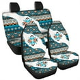 thumbnail image 5 of Jeiento Aztec Car Seat Covers Full Set of 4 Southwest Tribal Ethnic Auto Front and Back Seat Covers Interior Decoration Accessory Universal Fit for Most Cars SUV Van Truck, 5 of 7