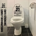 thumbnail image 2 of 3Pack Dog Toilet Stickers, Please Close The Lid Toilet Sign Dog Drinking Problem, The Dog Has A Drinking Problem Toilet Sticker, Please Close Lid Sticker, Toilet Seat Sticker Decals, 2 of 8