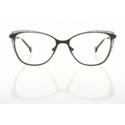 Lisa Loeb Eyeglasses Frames for Women, Better View 209, Licorice Teal, 53-16-135