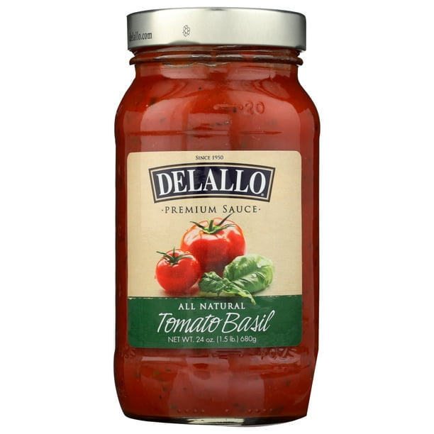 Delallo Premium Tomato Basil Sauce, 24 Oz.
