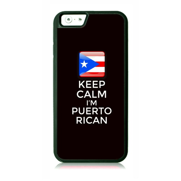 præst to uger henvise Keep Calm I'm Puerto Rican - Flag Puerto Rico Black Rubber Case for the  Apple iPhone 7 Plus / 7+ / iPhone 8 Plus / 8+ iphone 7p Accessories - iphone  8p Accessories - Walmart.com