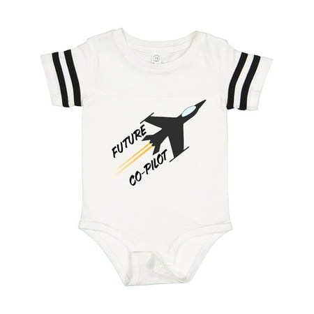 

Inktastic Future Co-Pilot Jet in Flight Gift Baby Boy or Baby Girl Bodysuit