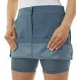 thumbnail image 5 of 32 Degrees Cool Women's Lightweight Tech Skort (Vintage Indigo, XL), 5 of 5