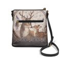 thumbnail image 2 of Tutolipy Waterproof PU Leather Crossbody Shoulder Purse for Short Trips Travel, Lightweight Zipper Pockets Women PU Shoulder Bag, Vintage Deer Dreamcatcher, 2 of 7
