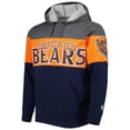 thumbnail image 2 of Men's Starter Navy/Heather Charcoal Chicago Bears Extreme Pullover Hoodie, 2 of 4