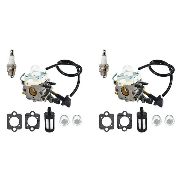 2X Carburetor for Bg86 Sh56Sh86 Sh86C C1M-S261B Leaf Blower for Leaf Blowers,2 x Carburetor 4 x Gaskets 4 x Primer Bulb 2 x Fuel Filter 2 x Fuel Line 2 x Spark Plug