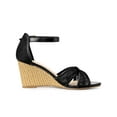 thumbnail image 3 of BLISSFUL STEP Women's Floral Mesh Lace Wedges Sandals, 3 of 6