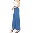 thumbnail image 5 of Made by Johnny Women's Wide Leg Palazzo Lounge Pants XXL DENIM, 5 of 5