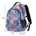 thumbnail image 2 of FORMRS Kids School Backpack Elementary Student Unisex Travel Bookbag with Reflective Stripes, Pink Marble Pattern, 2 of 7