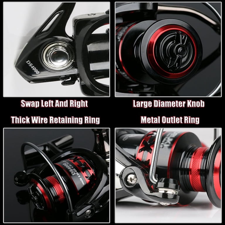 best rock fishing reel Speed Fishing Reels,Spinning Fishing Reels Drag Reels,Lightweight Metal Fishing  Reel,for Lakes Rivers Rock Fishing Ocean Beach Fishing