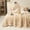 Beige, variant on Double Layer Blanket Lambswool Fleece Throw, Soft Warm Cozy Winter Blanket for Couch Bed Picnic, Multifunctional Home Blanket Gift for Holiday Relaxation