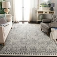 thumbnail image 2 of SAFAVIEH Dip Dye Cyan Distressed Area Rug, Silver/Ivory, 5' x 8', 2 of 6