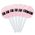 thumbnail image 1 of Irwin Cupcake Picks Toppers - Set of 6 - Pink Speckles, 1 of 1