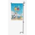 thumbnail image 4 of Printtoo Light Blue Hello Summer Beach Camping Flags For Campers Double SidedFlagOutdoor Decor Sign CampsiteFlag, 4 of 4