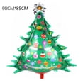 thumbnail image 4 of Globos navideños para decoración, muñecos de nieve navideños grandes, bolas de aluminio para árbol, globos de aire, regalos para fiestas navideñas, suministros, 4 of 5