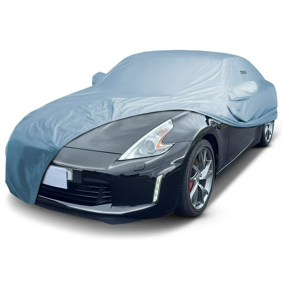 iCarCover Premium Car Cover for 2003-2025 Nissan Z, 370Z, 350Z Nismo Heavy Duty Waterproof All-Weather Automobiles Custom Fit Indoor Outdoor UV Snow Protection Covers with Straps and Bag