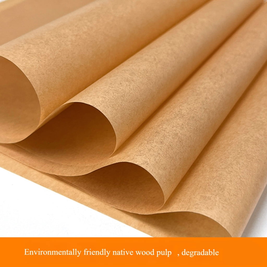 Zeiwohndc Double Side Oven Paper Food Grade Unbleached Parchment Effortlessly Cleaning