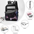 thumbnail image 3 of Wednesday Poster Backpacks Basic Shoulder Daypack Bookbag Satchel Knapsack Rucksack-XTYD1865, 3 of 3
