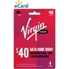 Virgin Mobile Data Share $40 (Email Delivery)