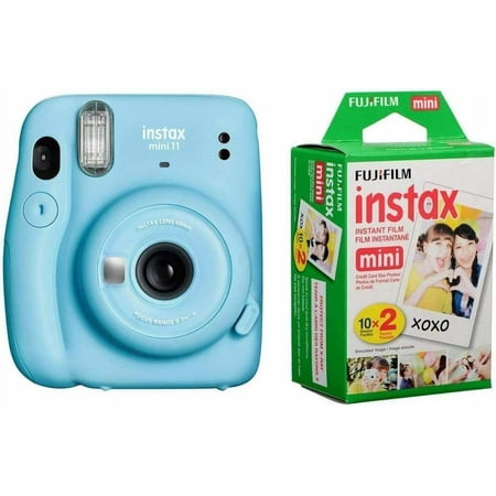 UPC: 0192223156654 | Fujifilm Instax Mini 11 Instant Film Camera  with Fujifilm Instax Mini Instant Daylight Film Twin Pack  20 Exposures (Sky Blue)