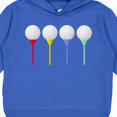 thumbnail image 3 of Inktastic Rainbow Golf Tees Toddler Hoodie, 3 of 4