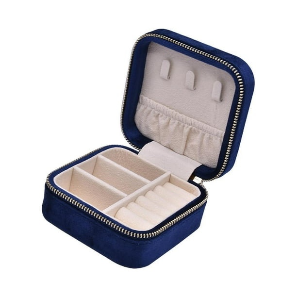 Caja Organizadora de Joyería Sunnimix con Cremallera 2 Capas Portátil Extraíble para Pulseras