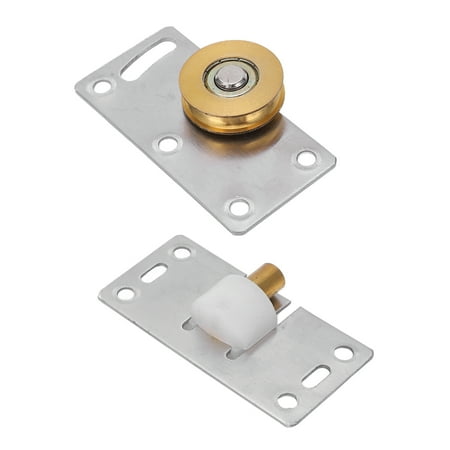 

Sliding Door Roller Low Friction 2 Sets Wardrobe Door Wheel Strong Bearing Capacity 30mm Outer Diameter Easy To Install For Household Use
