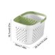 thumbnail image 3 of Cesta de lavado portátil de plástico | Organizador de baño multicolor con separación entre húmedo y seco, diseño transpirable, material grueso y duradero | Soporte para artículos de tocador de, 3 of 5