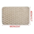 thumbnail image 3 of Fiudx Felpudo de Color Liso, Absorbente y de Secado Rápido, Diseño Antideslizante y Duradero, Multiusos para Baño, Cocina, Balcón y Dormitorio. Fácil de Enrollar, Suave y Elástico, Tamaño 40 X 60 Cm., 3 of 5