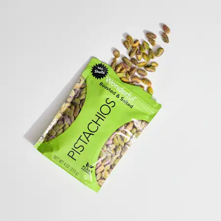 Wonderful No Shell Pistachios Roasted & Salted 6.0 oz Pack of 2