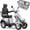 Silver, variant on Arshin Heavy Duty 4 Wheel Mobility Scooters for Seniors & Adults 500lbs Capacity,800W All Terrain Electric Recreational Scooter