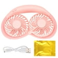 thumbnail image 2 of Ventilador USB ANGGREK con banda para el cuello Color rosa, 2 of 8