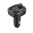 thumbnail image 2 of Binmer MP3 Player Can Be Inserted Into USB QC3.0 Fast Charging In Car Voltage Monitoring Voice Navigation Cool Lighting Bluetooth In Car, 2 of 8