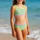 thumbnail image 2 of Vestido de Verano de Manga Larga Cuello Redondo Protector Solar de Manga Larga de los Niños, Mono de Manga Larga para la Piscina Y la Playa, 2 of 8